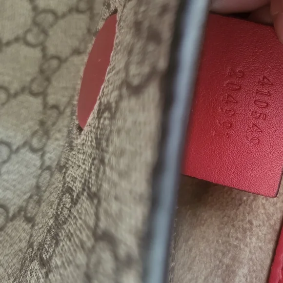 Gucci Red and Brown Women's Clutch Bag - Picture 10 of 11